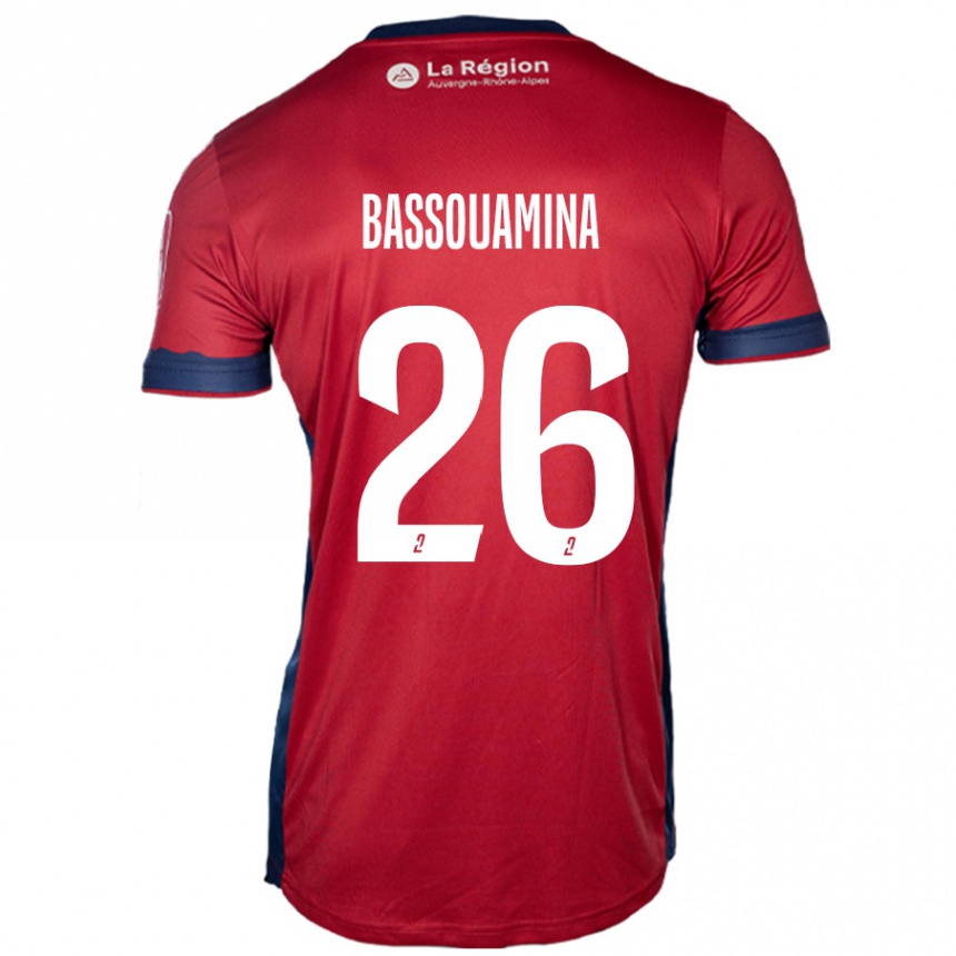 Niño Fútbol Camiseta Mons Bassouamina #26 Borgoña Claro 1ª Equipación 2024/25 México