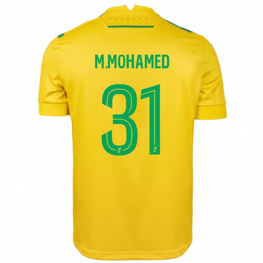 Niño Fútbol Camiseta Mostafa Mohamed #31 Amarillo Verde 1ª Equipación 2024/25 México