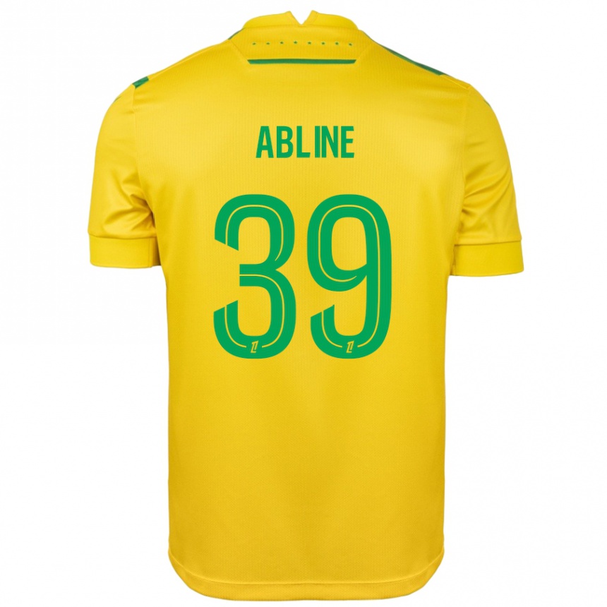 Niño Fútbol Camiseta Matthis Abline #39 Amarillo Verde 1ª Equipación 2024/25 México