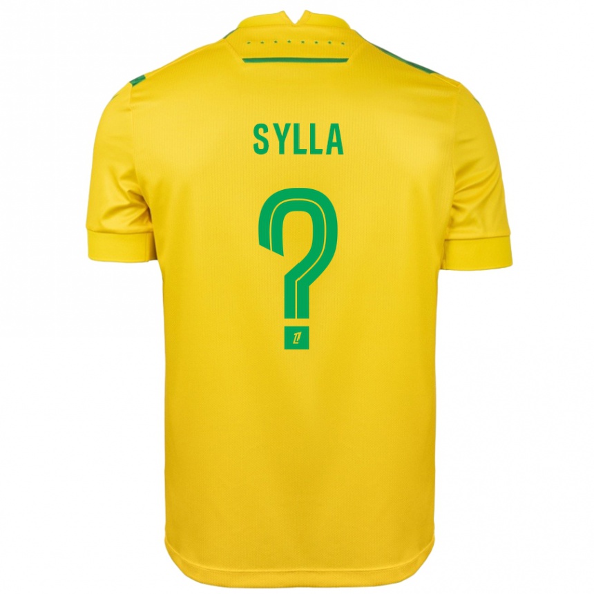 Niño Fútbol Camiseta Karamoko Sylla #0 Amarillo Verde 1ª Equipación 2024/25 México