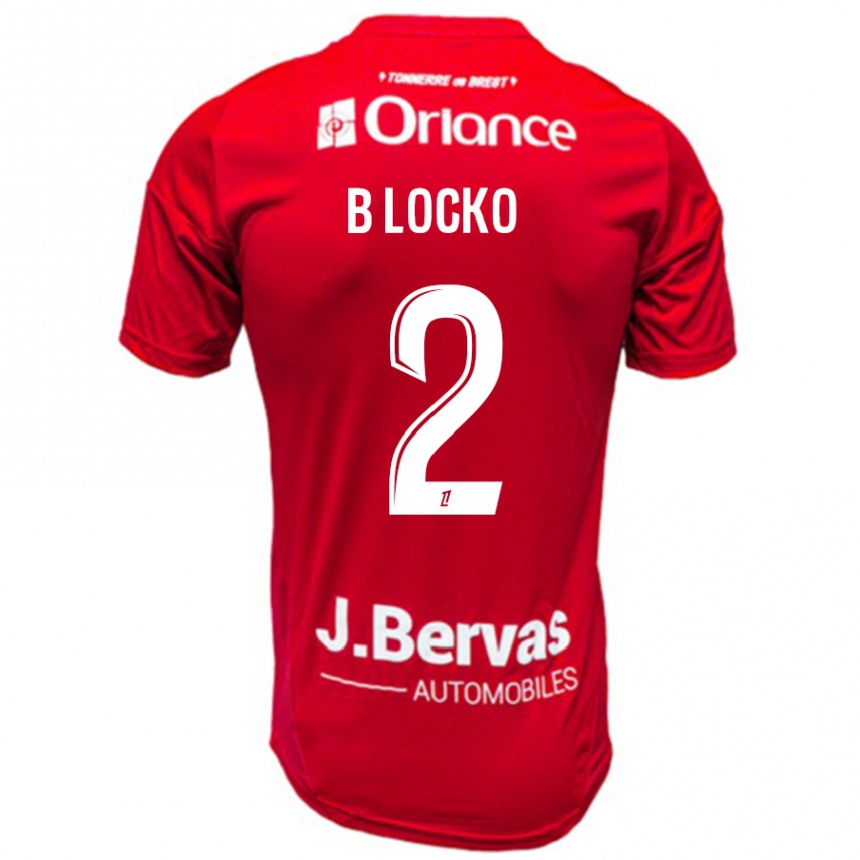 Niño Fútbol Camiseta Bradley Locko #2 Rojo Blanco 1ª Equipación 2024/25 México