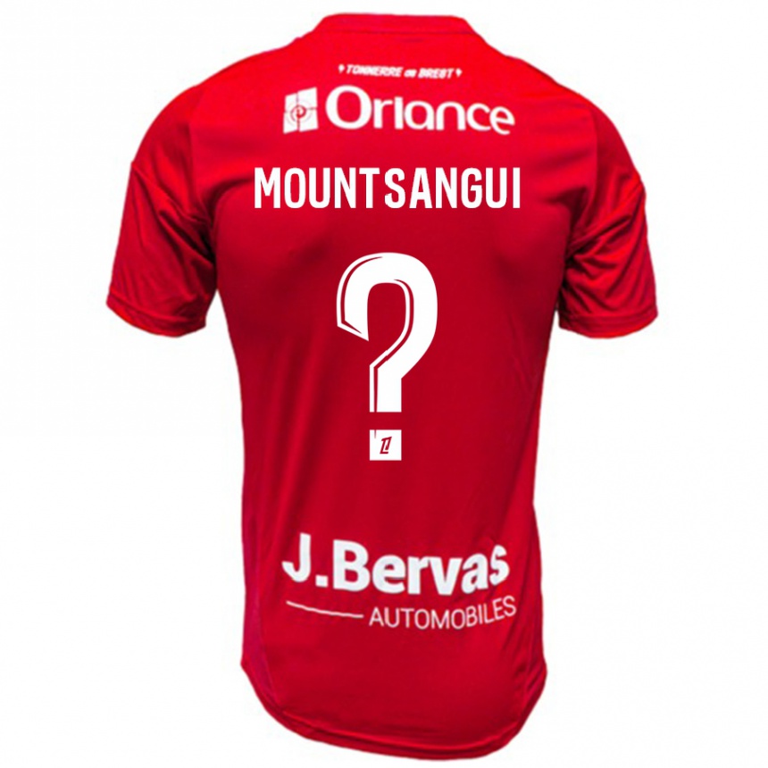 Niño Fútbol Camiseta Warren Mountsangui #0 Rojo Blanco 1ª Equipación 2024/25 México