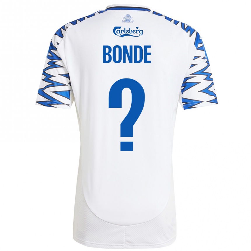 Niño Fútbol Camiseta Rode Bonde #0 Blanco Azul Cielo 1ª Equipación 2024/25 México