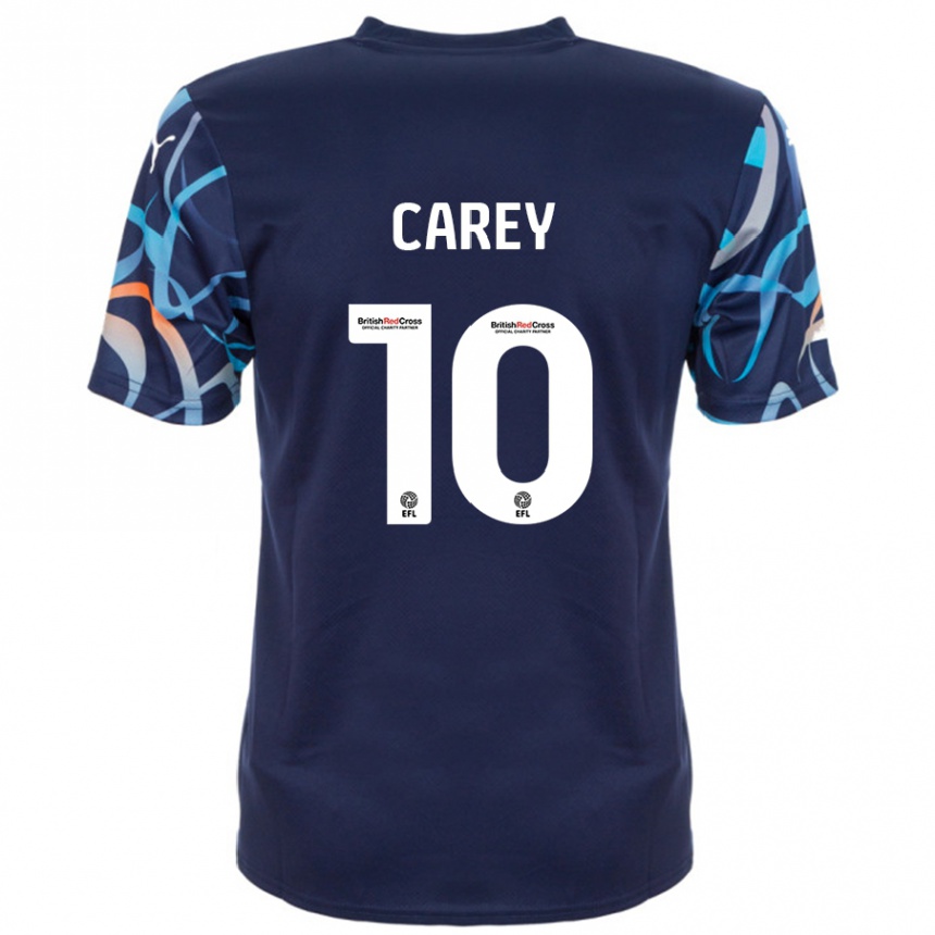 Niño Fútbol Camiseta Sonny Carey #10 Azul Marino 2ª Equipación 2024/25 México