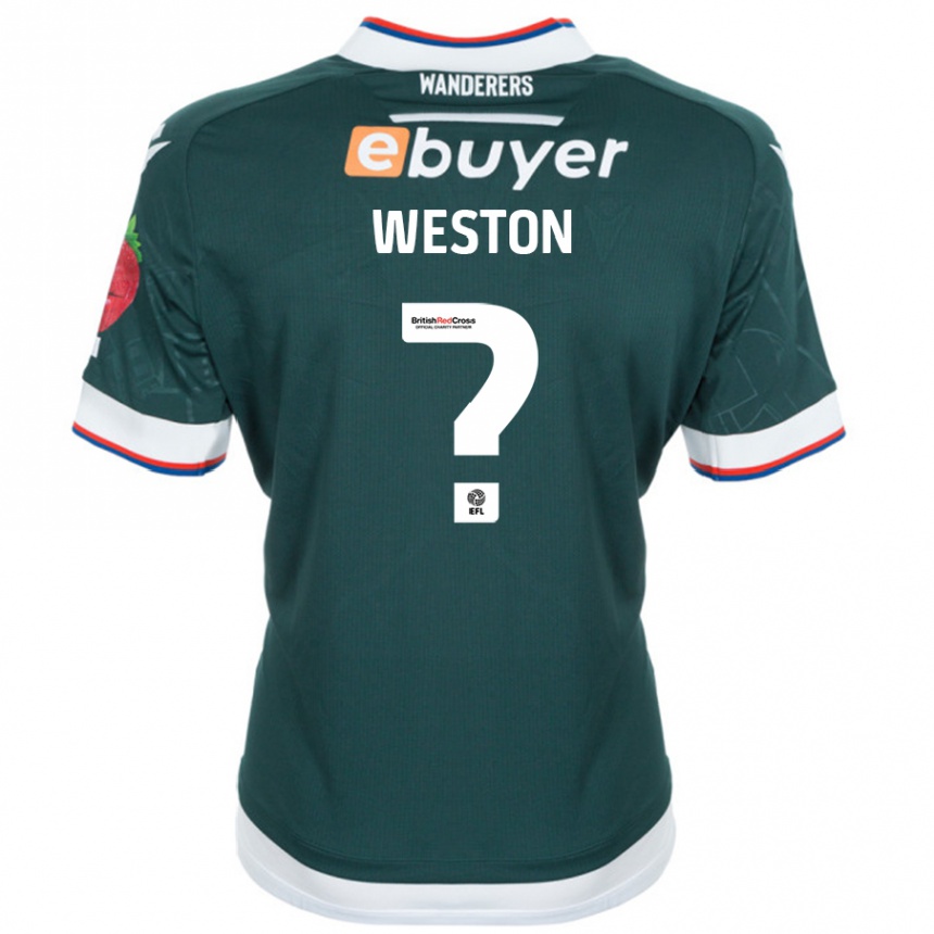 Niño Fútbol Camiseta Ajay Weston #0 Verde Oscuro 2ª Equipación 2024/25 México