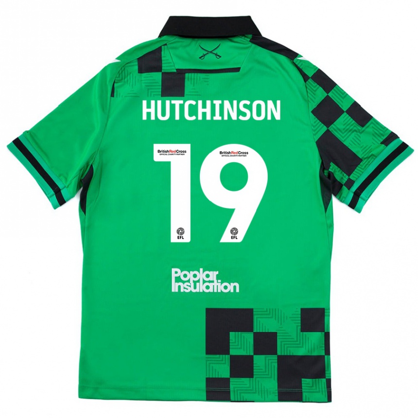 Niño Fútbol Camiseta Isaac Hutchinson #19 Verde Negro 2ª Equipación 2024/25 México