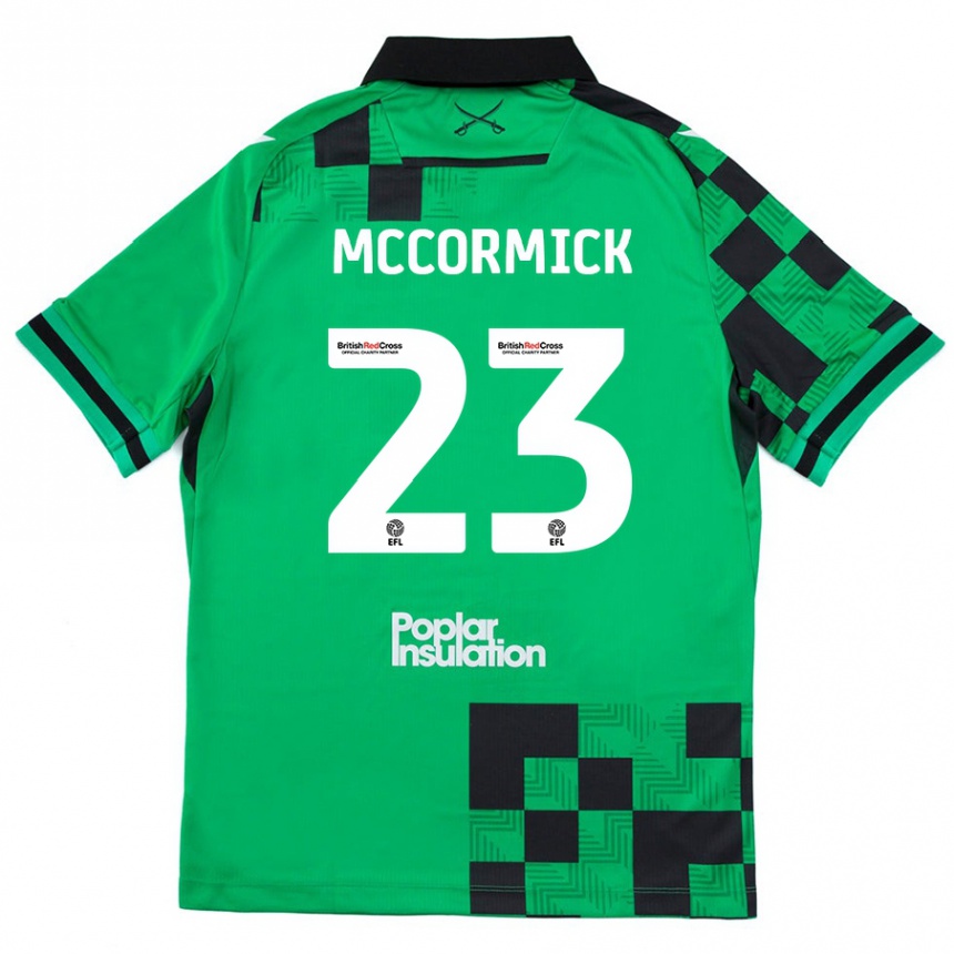 Niño Fútbol Camiseta Luke Mccormick #23 Verde Negro 2ª Equipación 2024/25 México