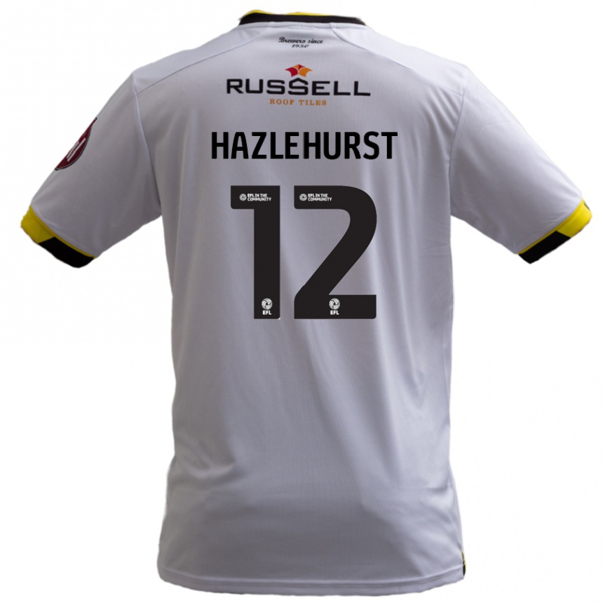 Niño Fútbol Camiseta Jack Hazlehurst #12 Blanco 2ª Equipación 2024/25 México