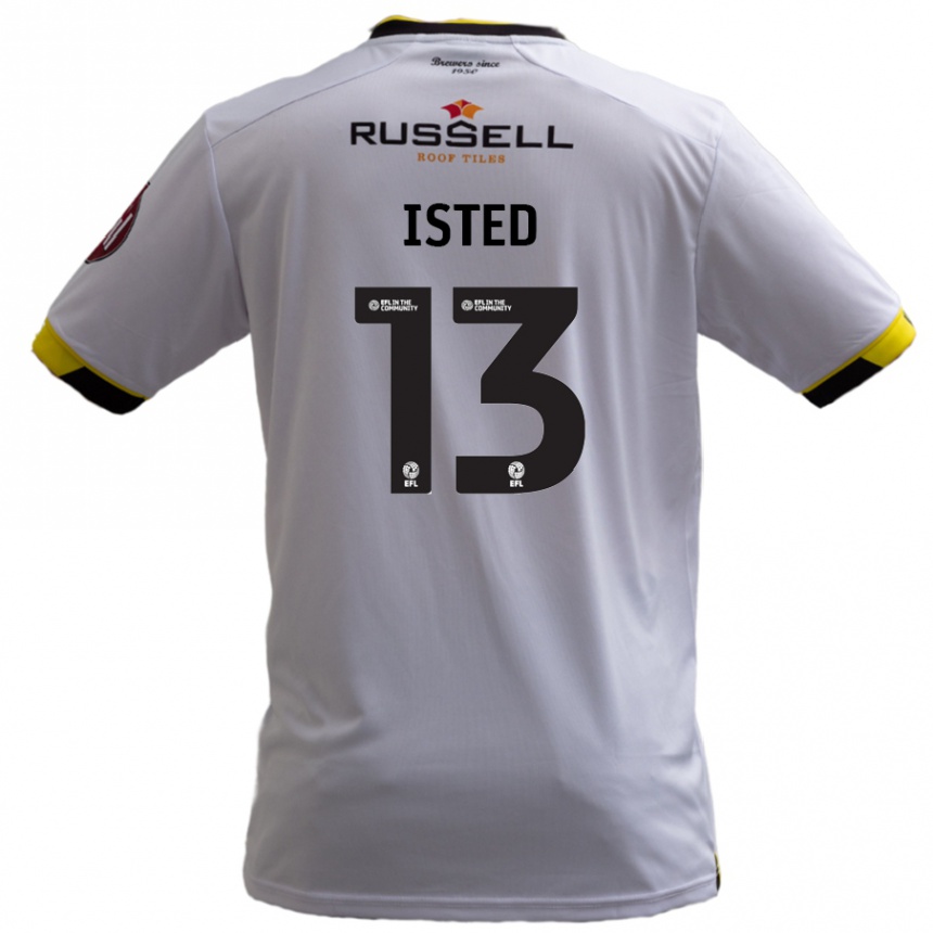 Niño Fútbol Camiseta Harry Isted #13 Blanco 2ª Equipación 2024/25 México