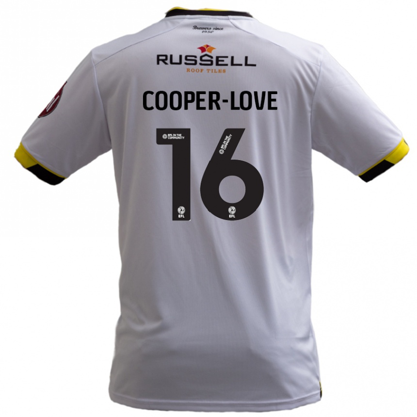 Niño Fútbol Camiseta Jack Cooper-Love #16 Blanco 2ª Equipación 2024/25 México