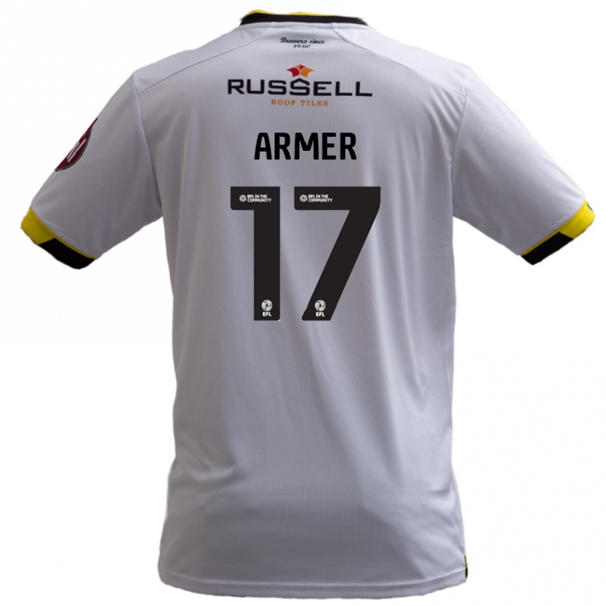 Niño Fútbol Camiseta Jack Armer #17 Blanco 2ª Equipación 2024/25 México