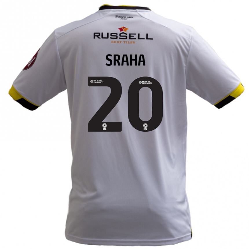 Niño Fútbol Camiseta Jason Sraha #20 Blanco 2ª Equipación 2024/25 México