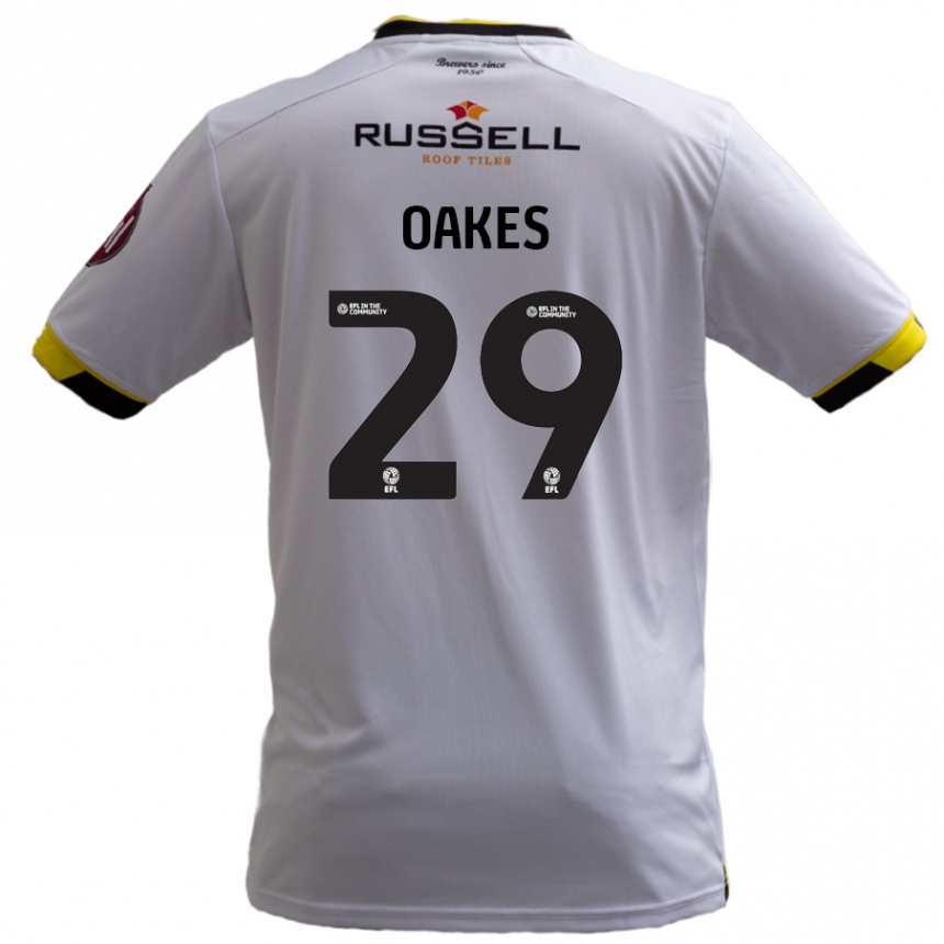 Niño Fútbol Camiseta Toby Oakes #29 Blanco 2ª Equipación 2024/25 México