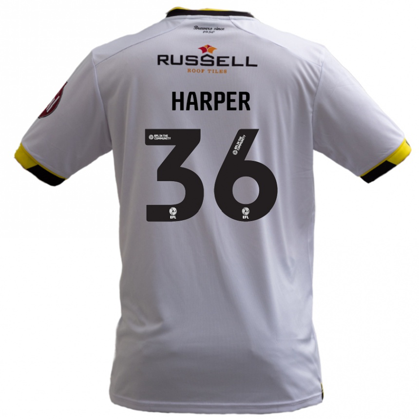 Niño Fútbol Camiseta Rekeem Harper #36 Blanco 2ª Equipación 2024/25 México