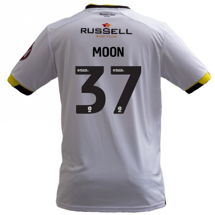 Niño Fútbol Camiseta Jasper Moon #37 Blanco 2ª Equipación 2024/25 México