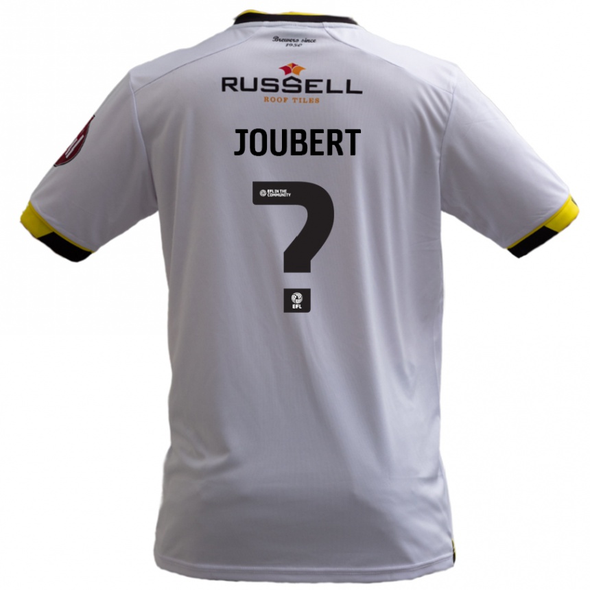 Niño Fútbol Camiseta Lucas Joubert #0 Blanco 2ª Equipación 2024/25 México