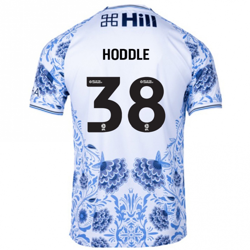 Niño Fútbol Camiseta George Hoddle #38 Blanco Azul 2ª Equipación 2024/25 México