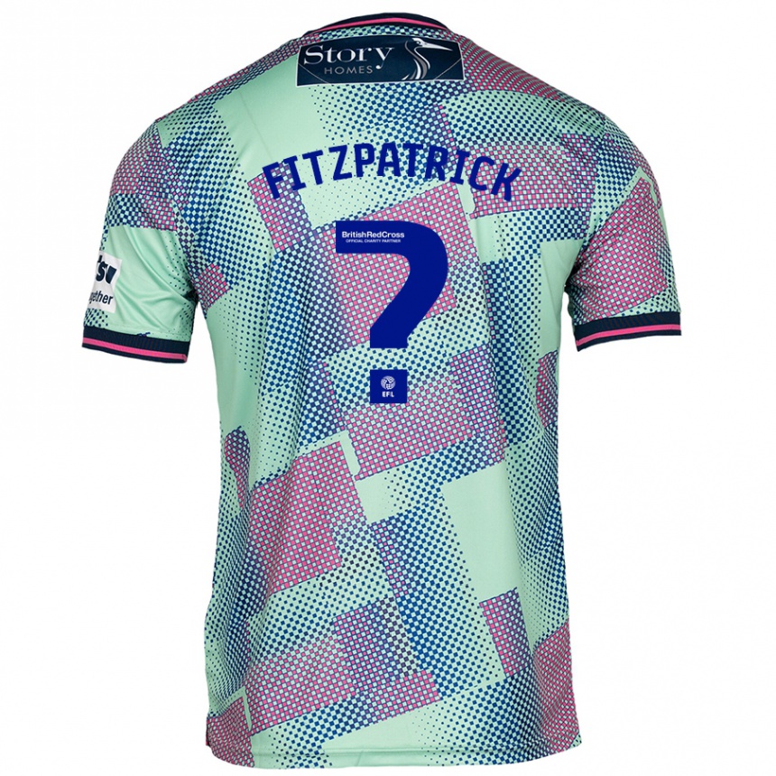 Niño Fútbol Camiseta Aran Fitzpatrick #0 Verde 2ª Equipación 2024/25 México