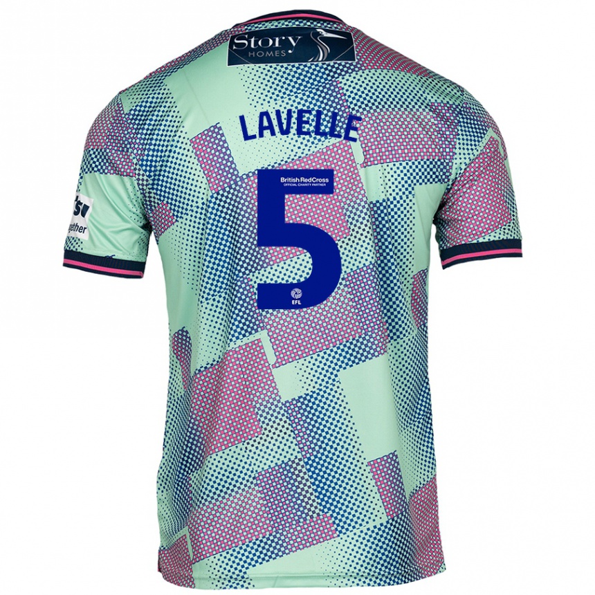 Niño Fútbol Camiseta Sam Lavelle #5 Verde 2ª Equipación 2024/25 México