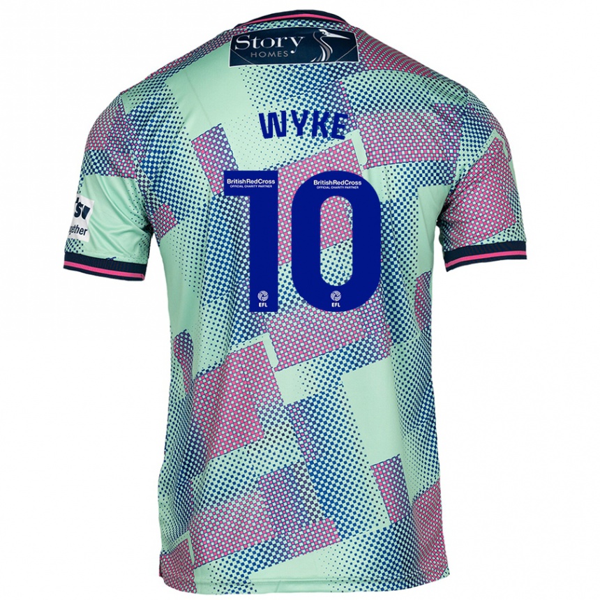 Niño Fútbol Camiseta Charlie Wyke #10 Verde 2ª Equipación 2024/25 México