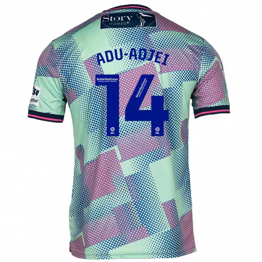 Niño Fútbol Camiseta Daniel Adu-Adjei #14 Verde 2ª Equipación 2024/25 México