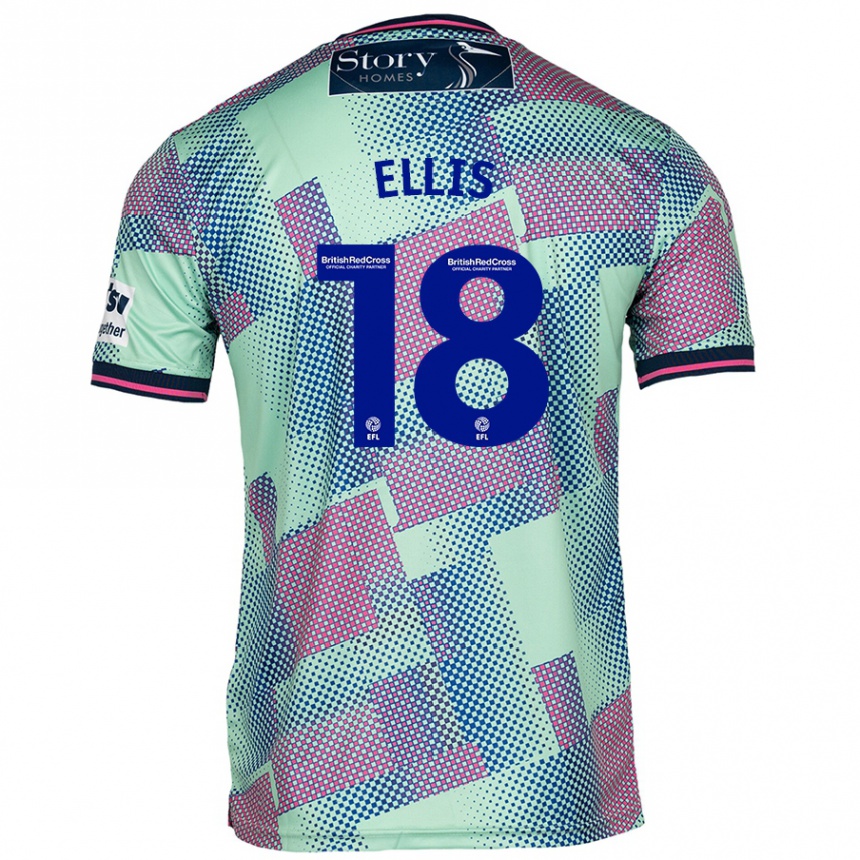 Niño Fútbol Camiseta Jack Ellis #18 Verde 2ª Equipación 2024/25 México