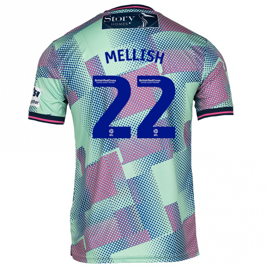 Niño Fútbol Camiseta Jon Mellish #22 Verde 2ª Equipación 2024/25 México