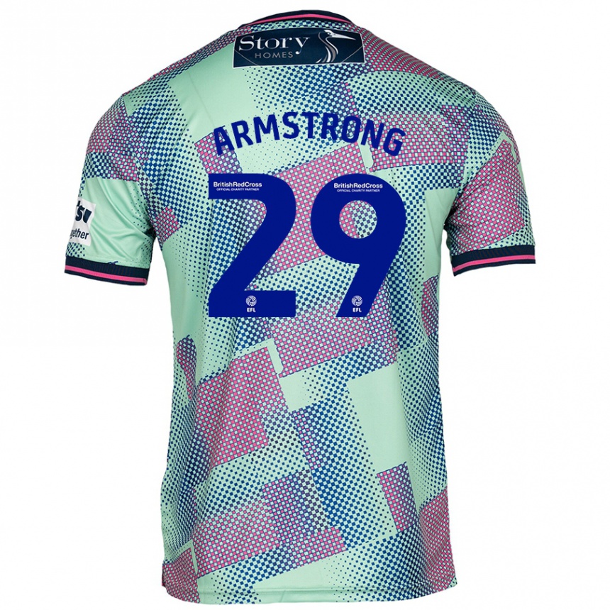 Niño Fútbol Camiseta Luke Armstrong #29 Verde 2ª Equipación 2024/25 México