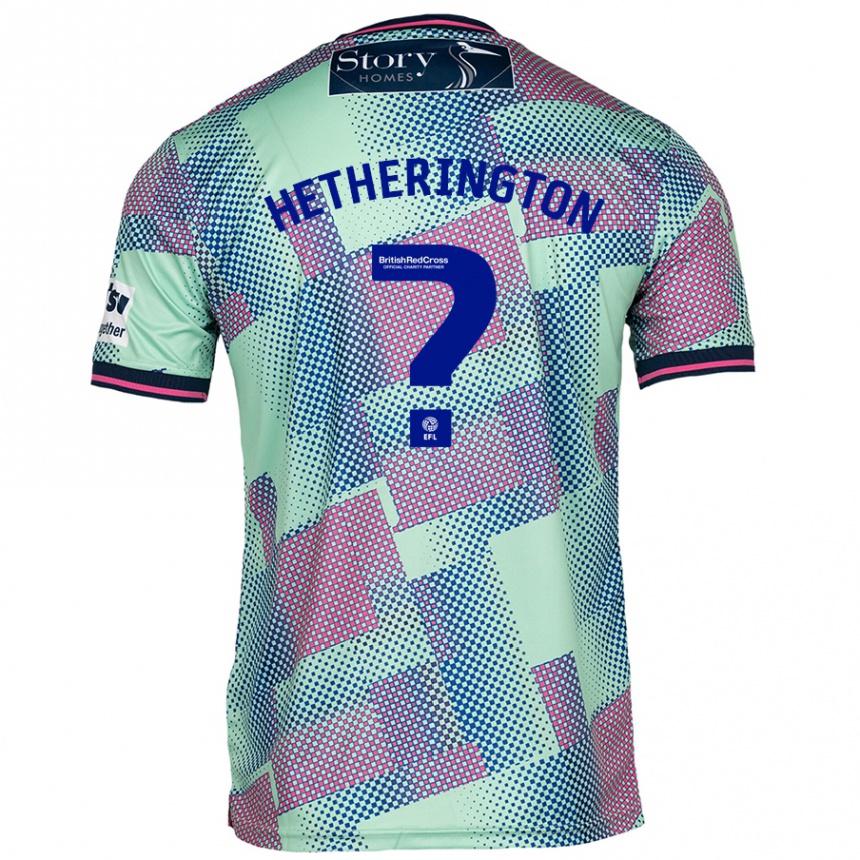 Niño Fútbol Camiseta Sam Hetherington #0 Verde 2ª Equipación 2024/25 México