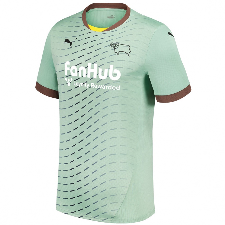 Niño Fútbol Camiseta Alex Stepien-Iwumene #0 Verde Pálido 2ª Equipación 2024/25 México