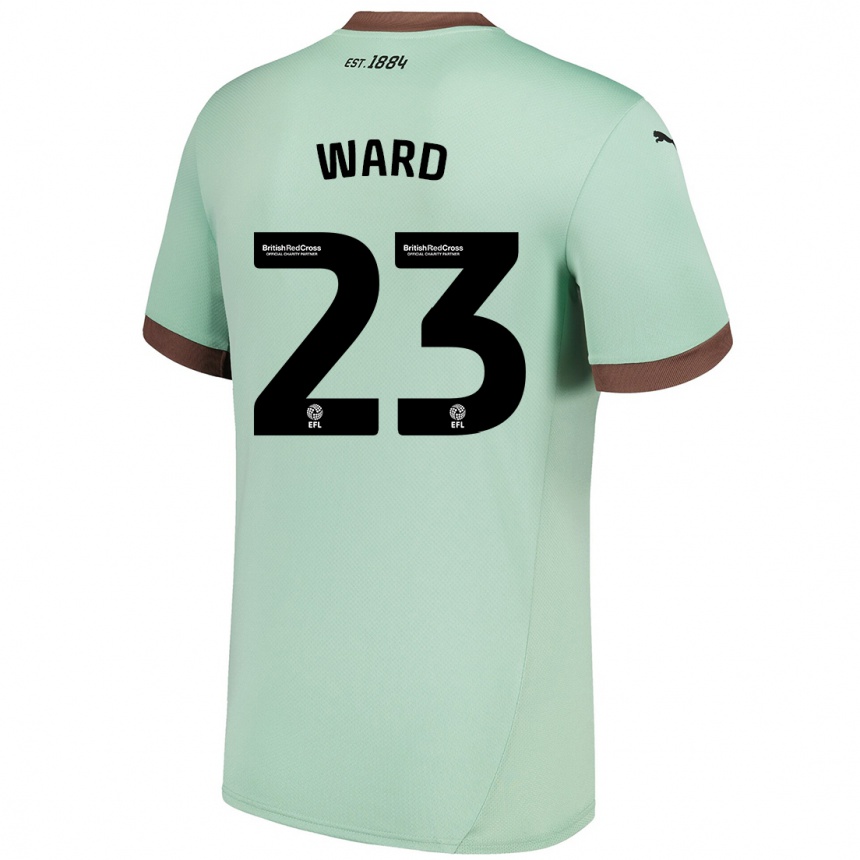 Niño Fútbol Camiseta Joe Ward #23 Verde Pálido 2ª Equipación 2024/25 México