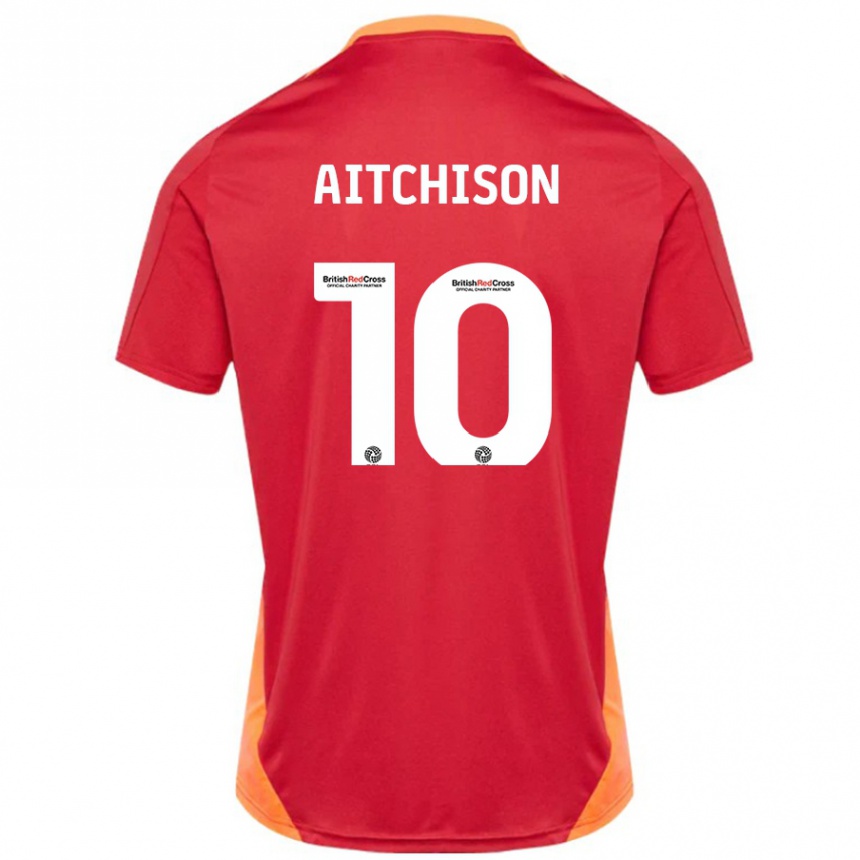 Niño Fútbol Camiseta Jack Aitchison #10 Azul Blanquecino 2ª Equipación 2024/25 México