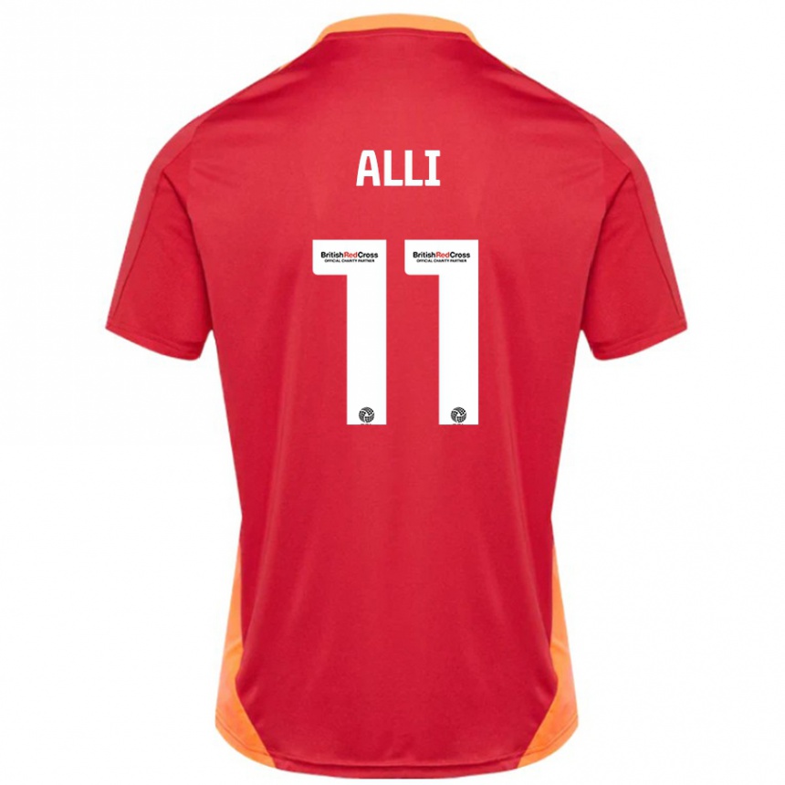 Niño Fútbol Camiseta Millenic Alli #11 Azul Blanquecino 2ª Equipación 2024/25 México