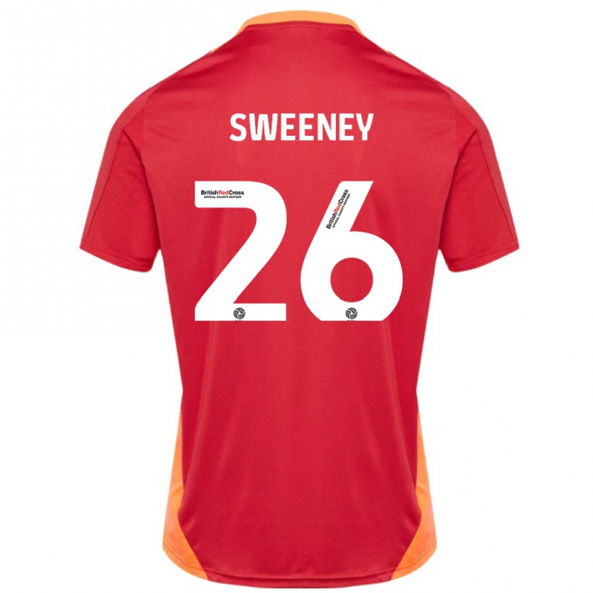 Niño Fútbol Camiseta Pierce Sweeney #26 Azul Blanquecino 2ª Equipación 2024/25 México