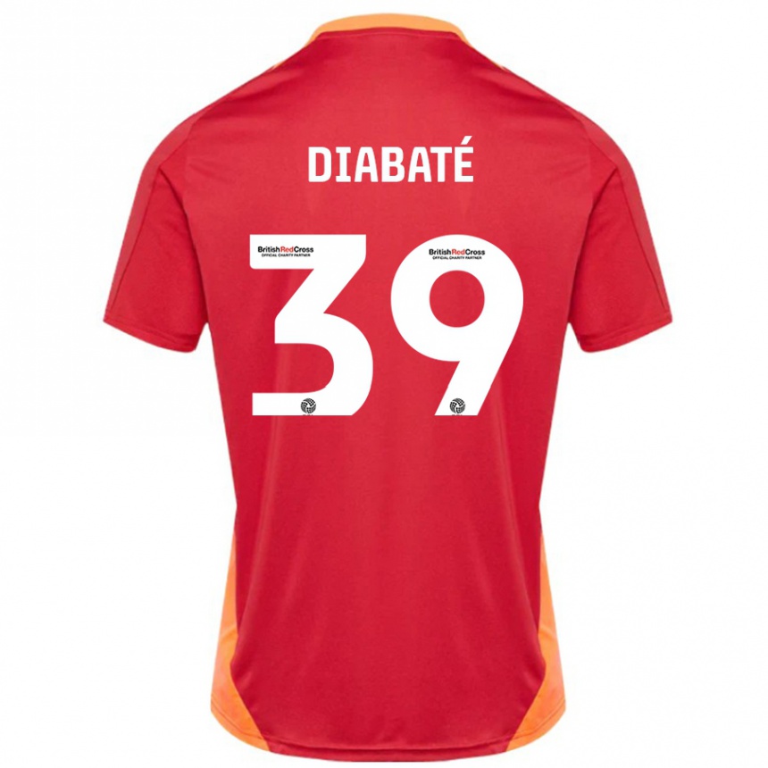 Niño Fútbol Camiseta Cheick Diabaté #39 Azul Blanquecino 2ª Equipación 2024/25 México