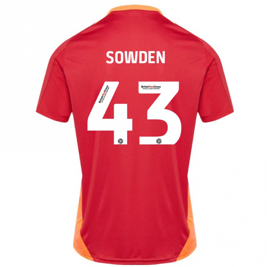 Niño Fútbol Camiseta Andrew Sowden #43 Azul Blanquecino 2ª Equipación 2024/25 México