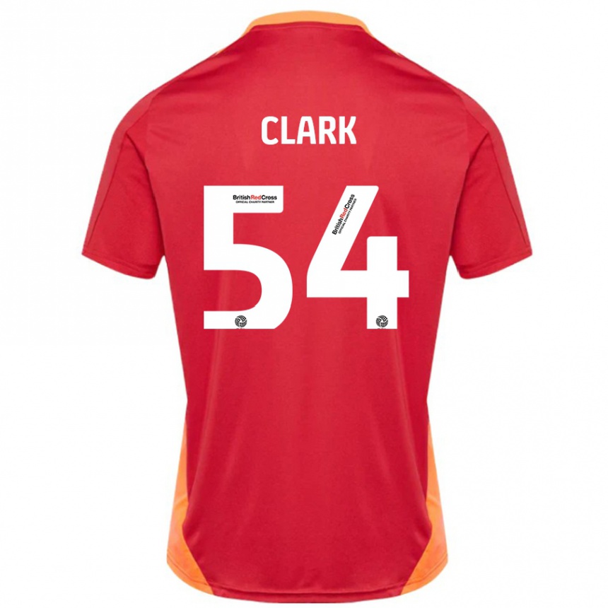 Niño Fútbol Camiseta Max Clark #54 Azul Blanquecino 2ª Equipación 2024/25 México