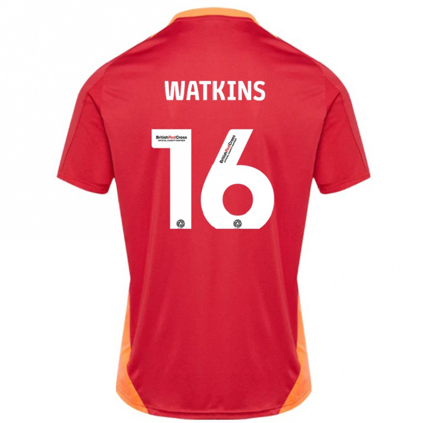 Niño Fútbol Camiseta Zoe Watkins #16 Azul Blanquecino 2ª Equipación 2024/25 México