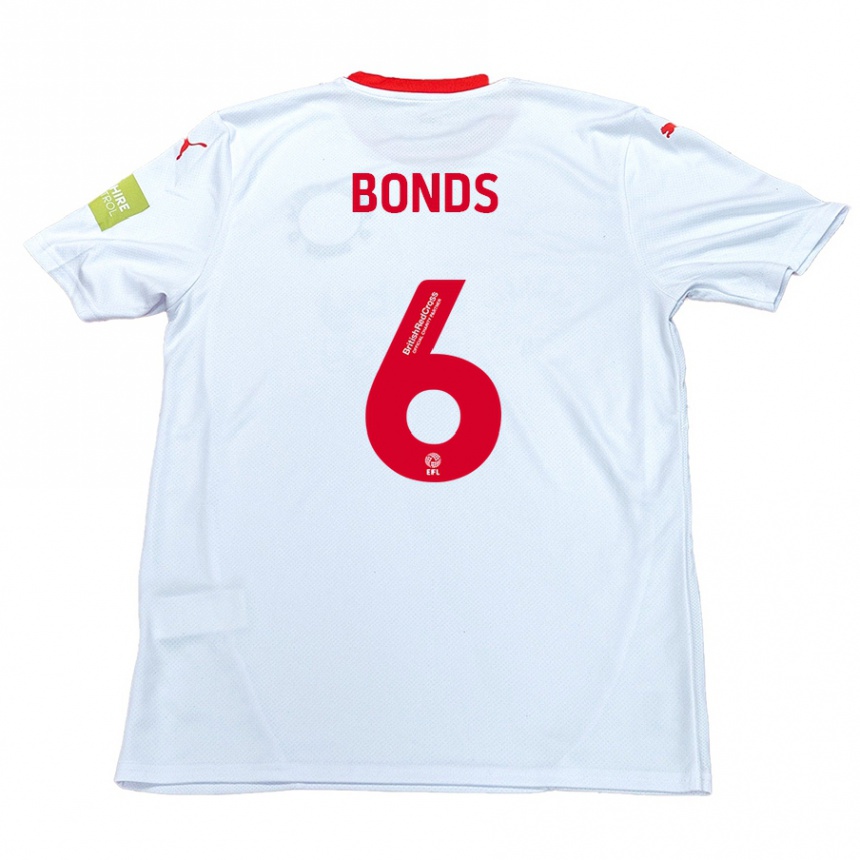 Niño Fútbol Camiseta Elliot Bonds #6 Blanco 2ª Equipación 2024/25 México