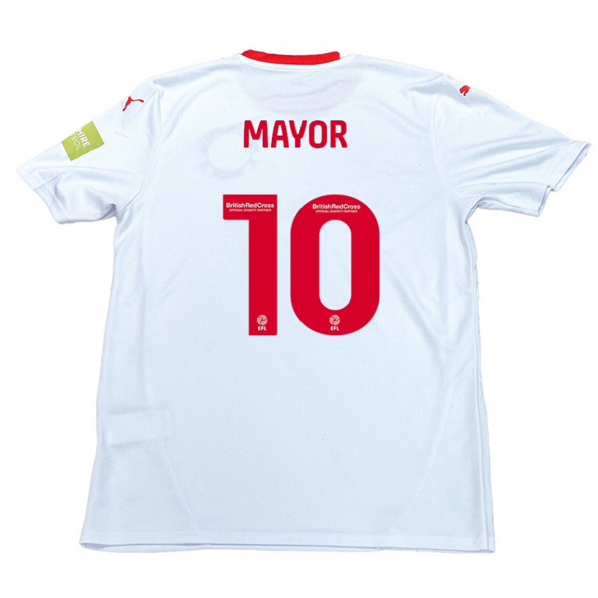 Niño Fútbol Camiseta Danny Mayor #10 Blanco 2ª Equipación 2024/25 México