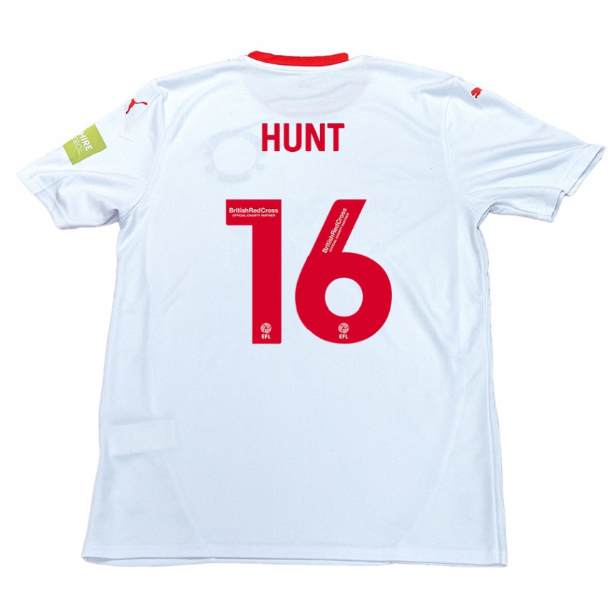 Niño Fútbol Camiseta Mackenzie Hunt #16 Blanco 2ª Equipación 2024/25 México