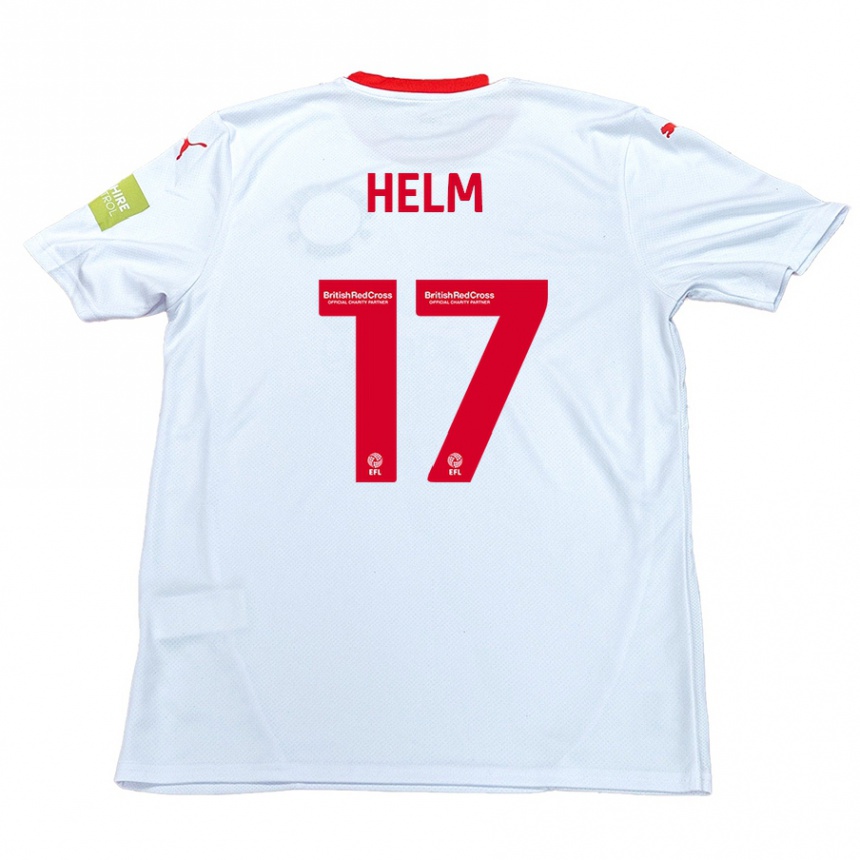 Niño Fútbol Camiseta Mark Helm #17 Blanco 2ª Equipación 2024/25 México