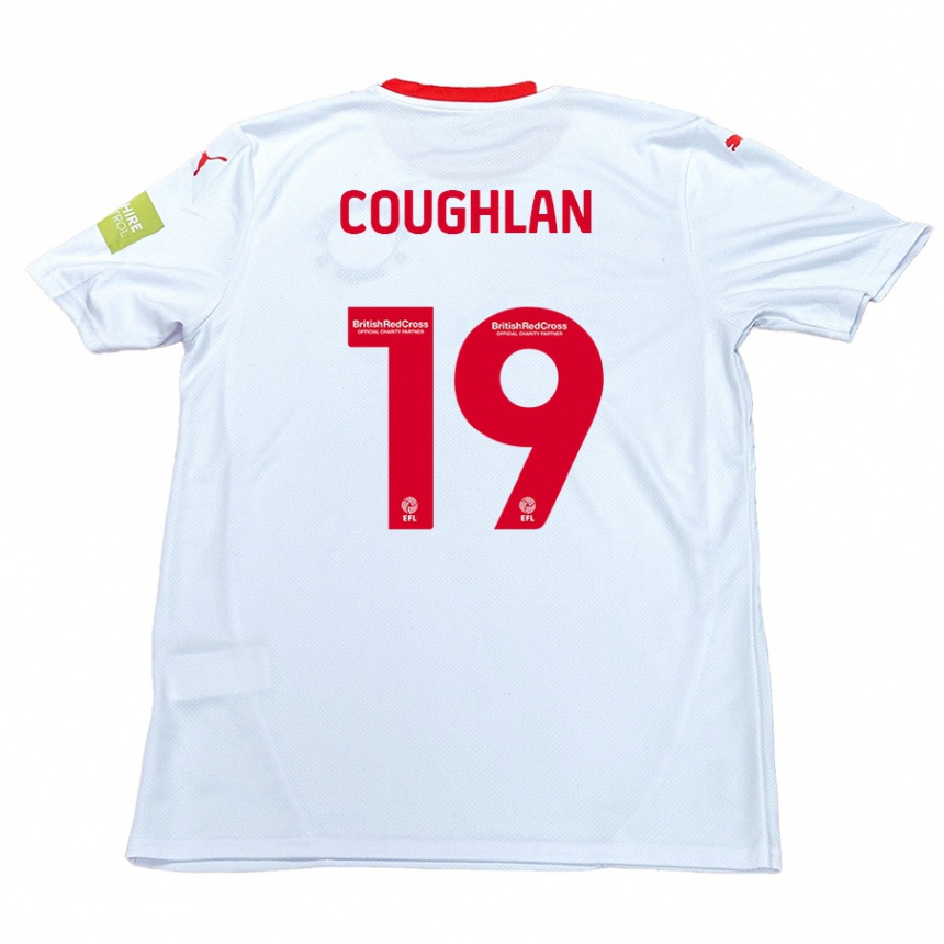 Niño Fútbol Camiseta Ronan Coughlan #19 Blanco 2ª Equipación 2024/25 México