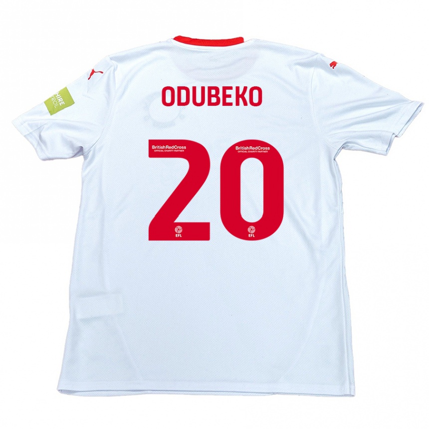 Niño Fútbol Camiseta Mipo Odubeko #20 Blanco 2ª Equipación 2024/25 México