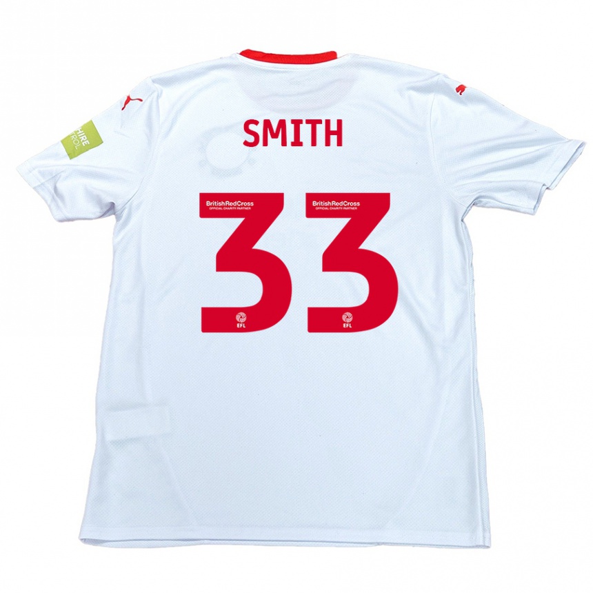 Niño Fútbol Camiseta Pele Smith #33 Blanco 2ª Equipación 2024/25 México