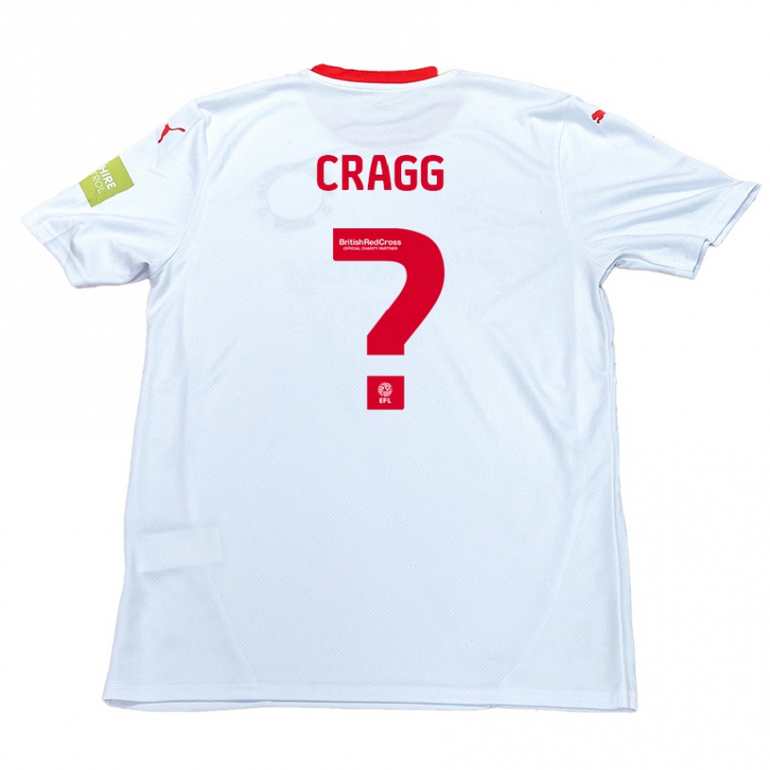 Niño Fútbol Camiseta Rio Cragg #0 Blanco 2ª Equipación 2024/25 México