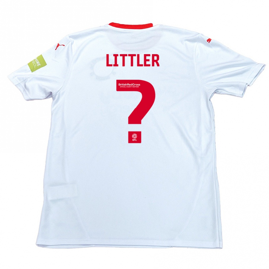 Niño Fútbol Camiseta Zack Littler #0 Blanco 2ª Equipación 2024/25 México