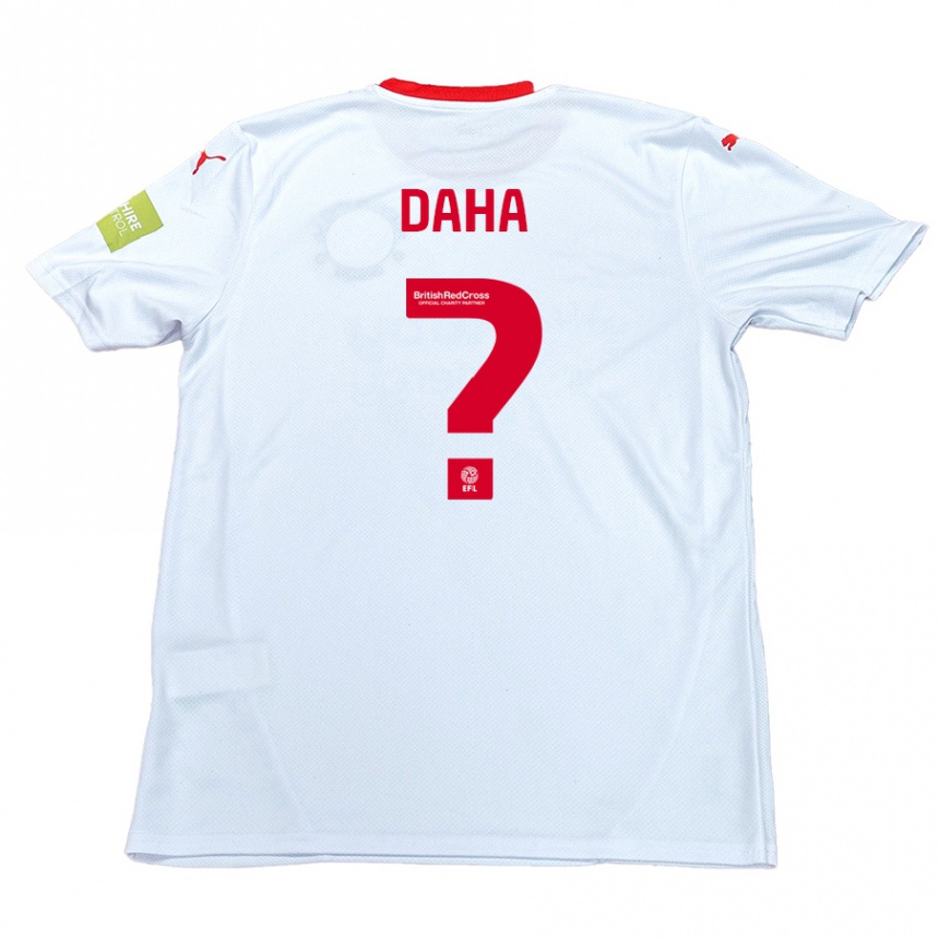 Niño Fútbol Camiseta Hermann Daha #0 Blanco 2ª Equipación 2024/25 México