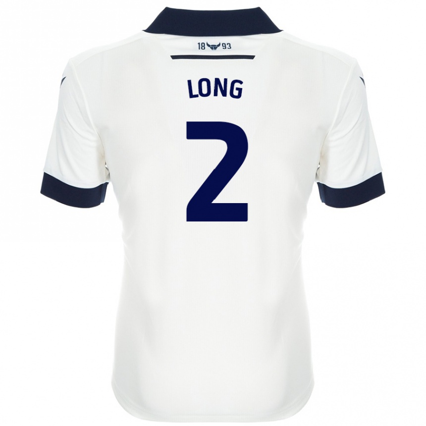 Niño Fútbol Camiseta Sam Long #2 Blanco Azul Marino 2ª Equipación 2024/25 México