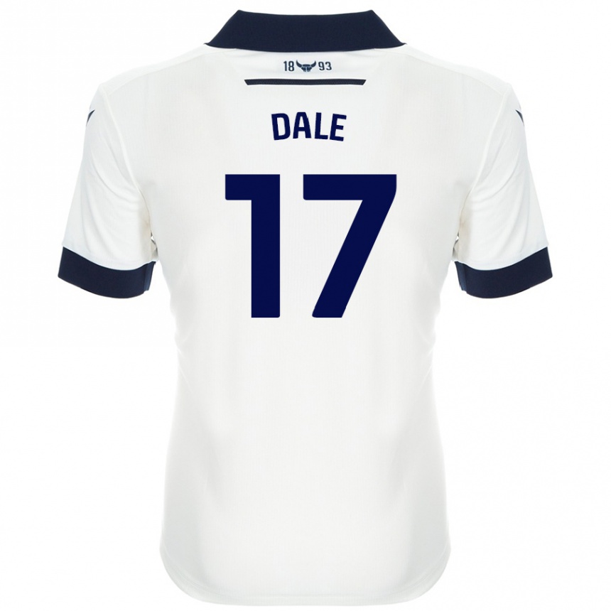 Niño Fútbol Camiseta Owen Dale #17 Blanco Azul Marino 2ª Equipación 2024/25 México